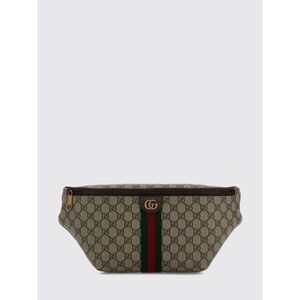 Gucci Men Gg Supreme Belt Bag Gucci With Monogram And Web Stripe